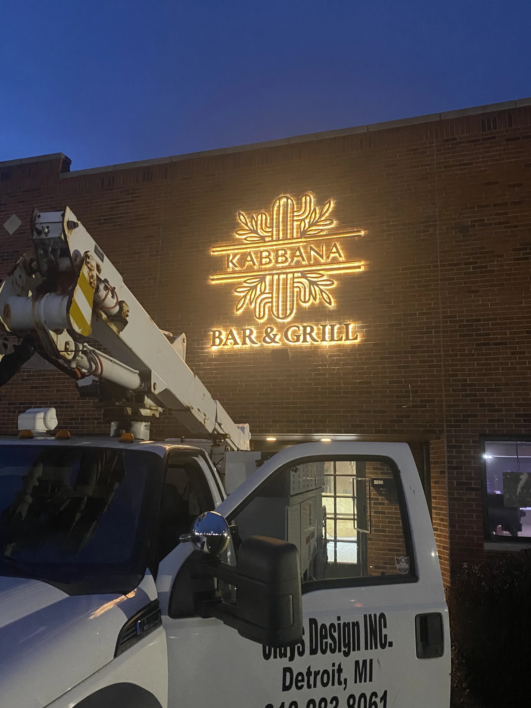 Professional commercial sign installation in Metro Detroit