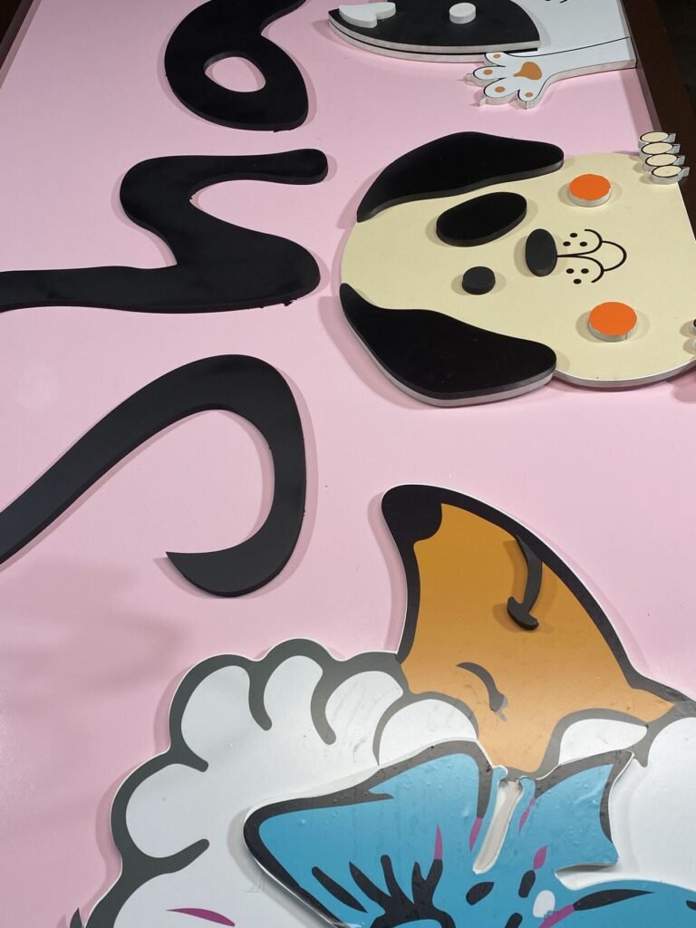 Shampoodles cabinet sign
