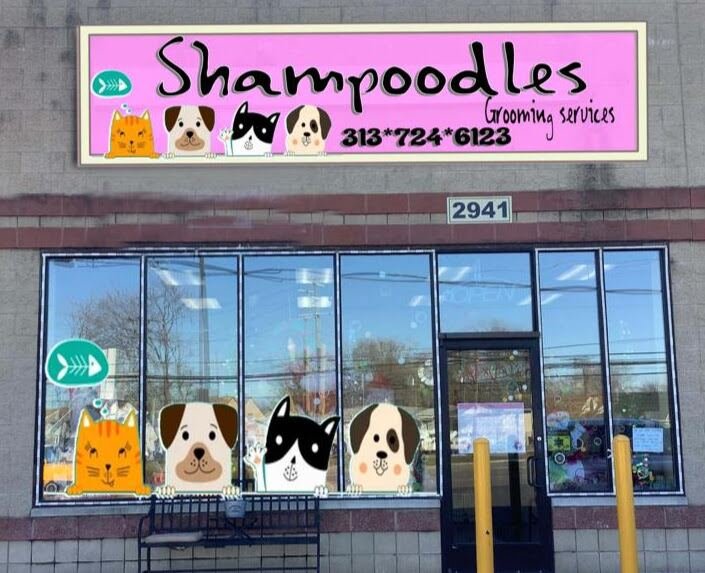 Shampoodles cabinet sign