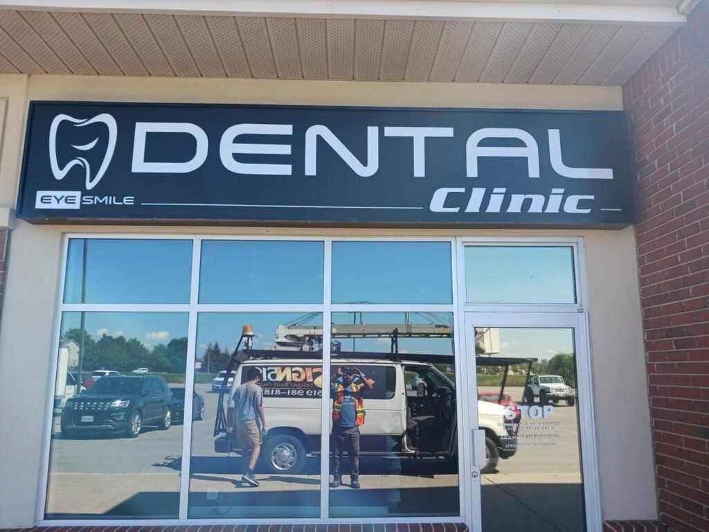 Dental Clinic channel letters