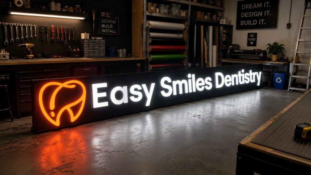 Easy Smiles Dentistry channel letters