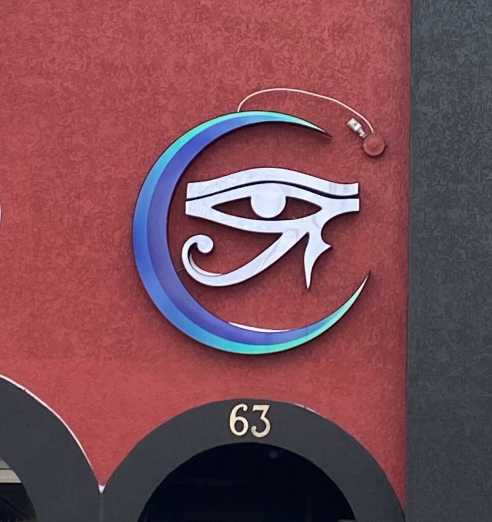 Eye Logo Sign channel letters