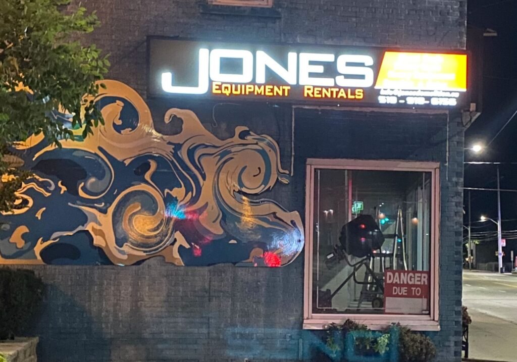 Jones Equipment Rentals channel letters