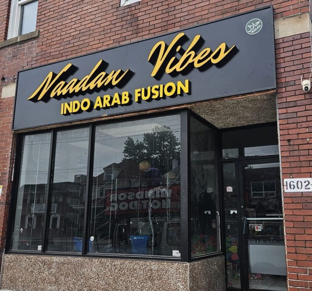 Naadan Vibes channel letters