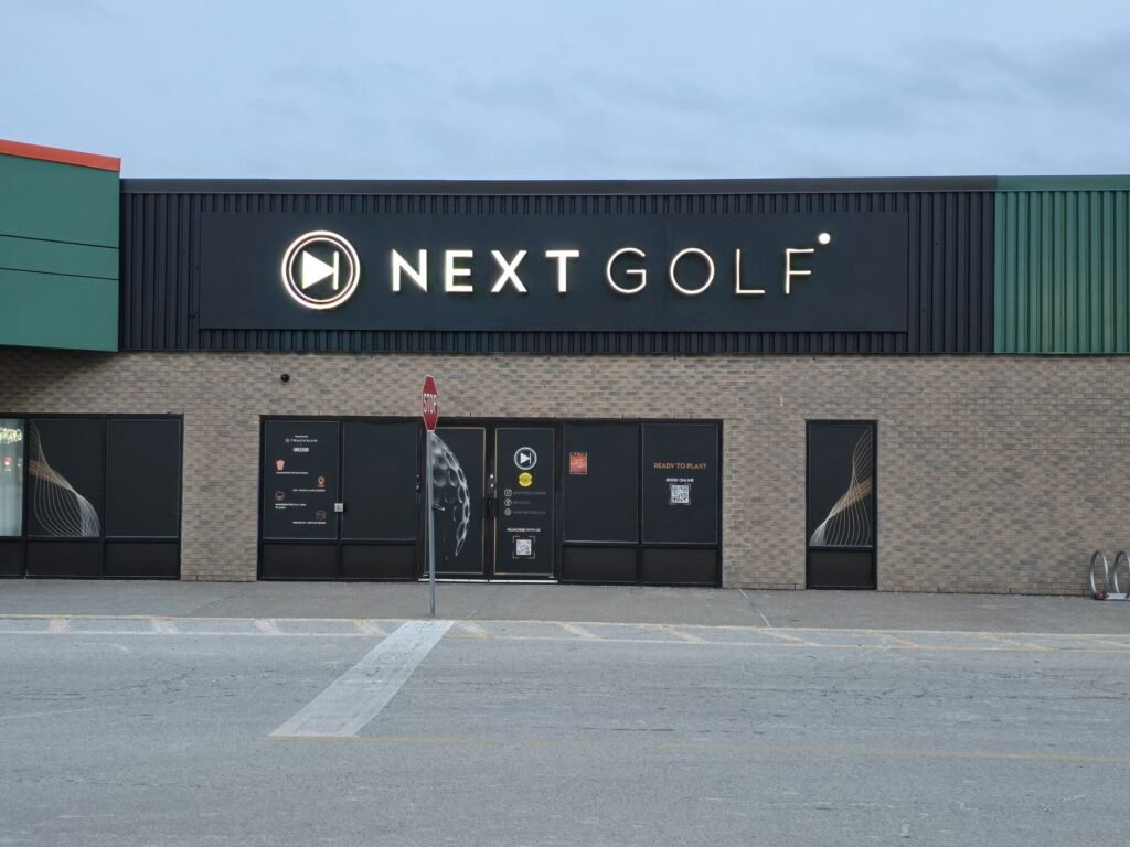 Next Golf channel letters