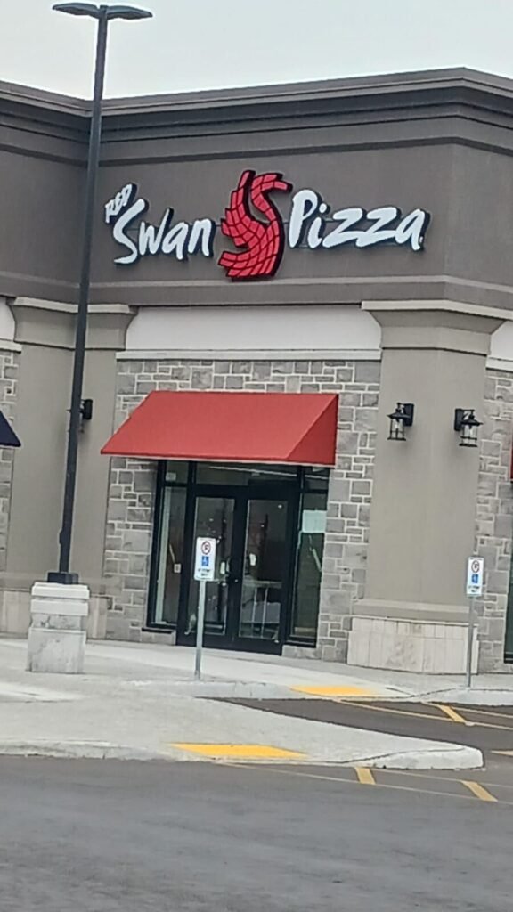 Swan Pizza channel letters