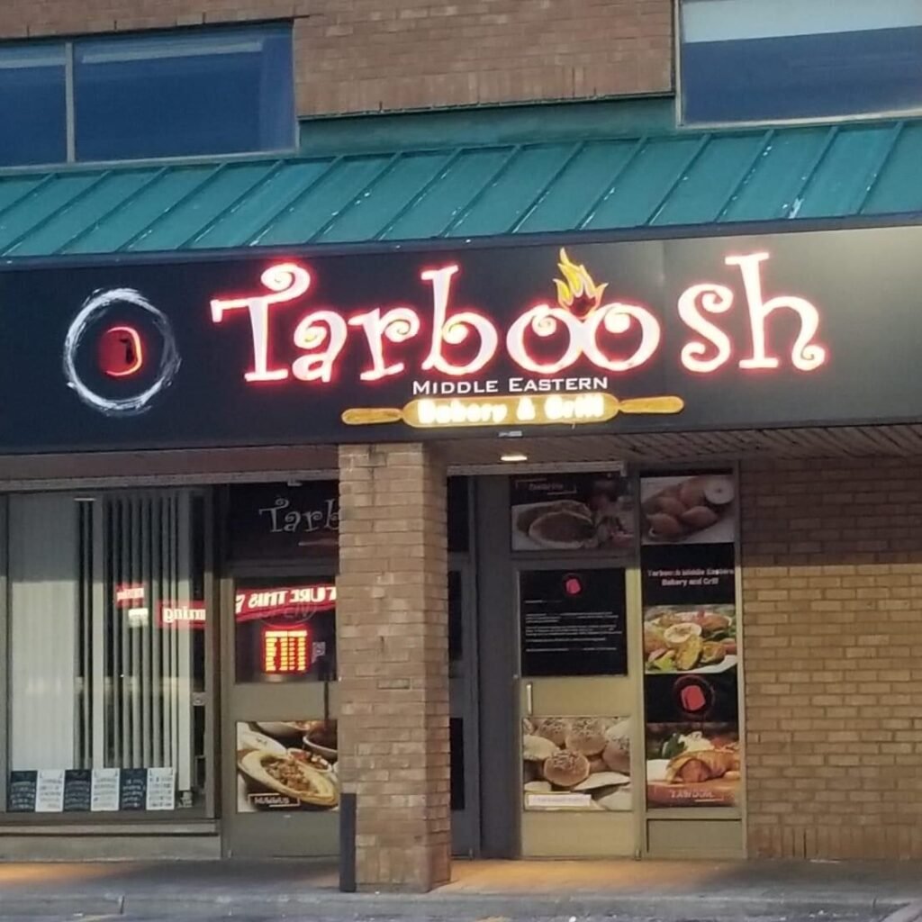 Tarboosh channel letters