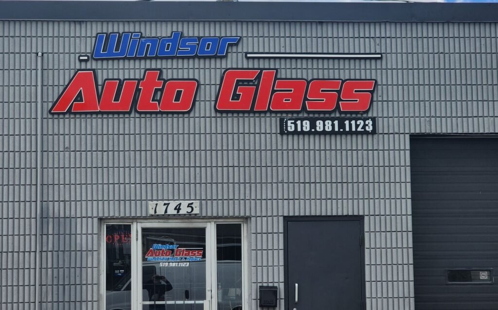 Windsor Auto Glass channel letters