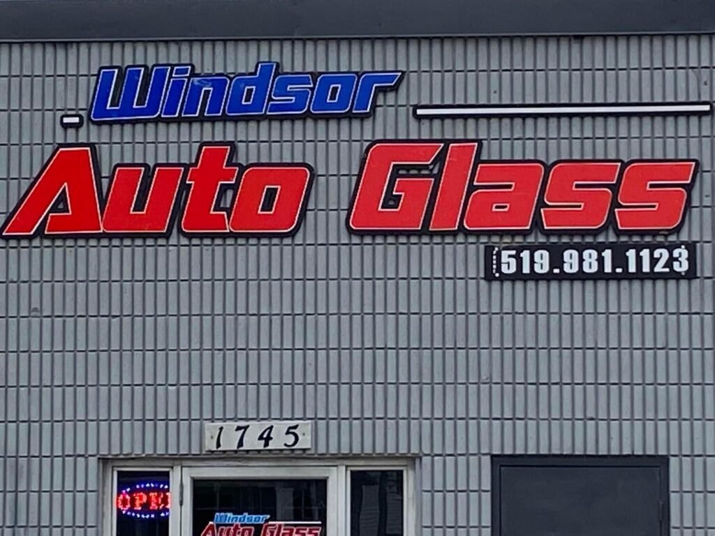 Windsor Auto Glass channel letters