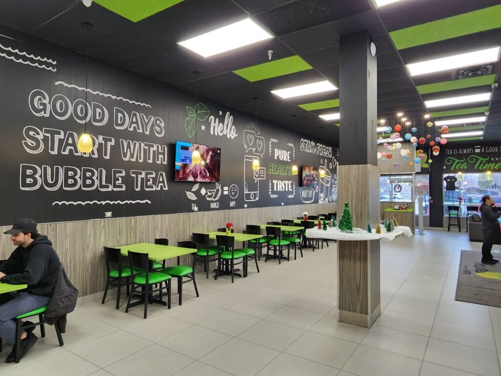 Presotea interior sign by Clays Design