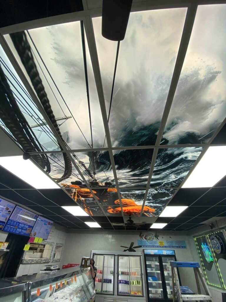 Printed Ceiling Graphics printing and graphics