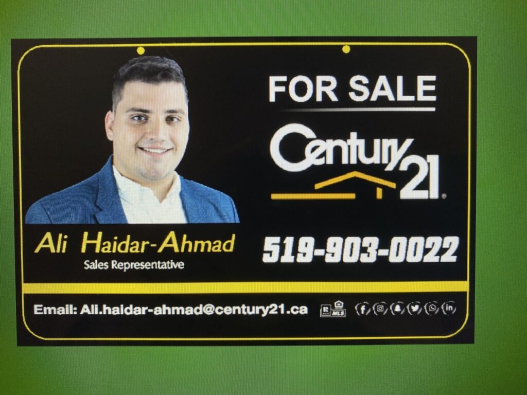 Century 21 Real Estate Sign printing and graphics