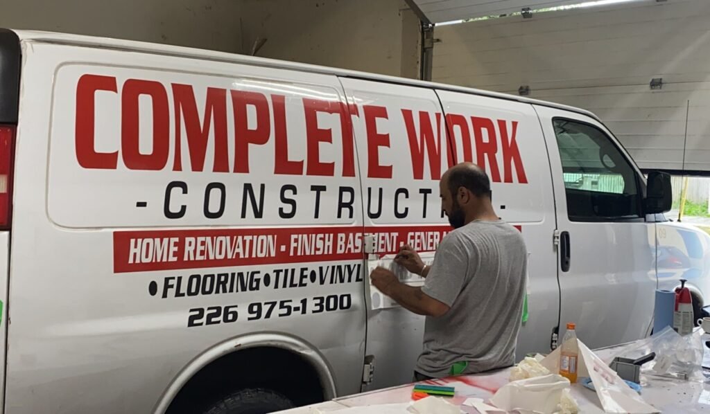 Complete Work Construction printing and graphics