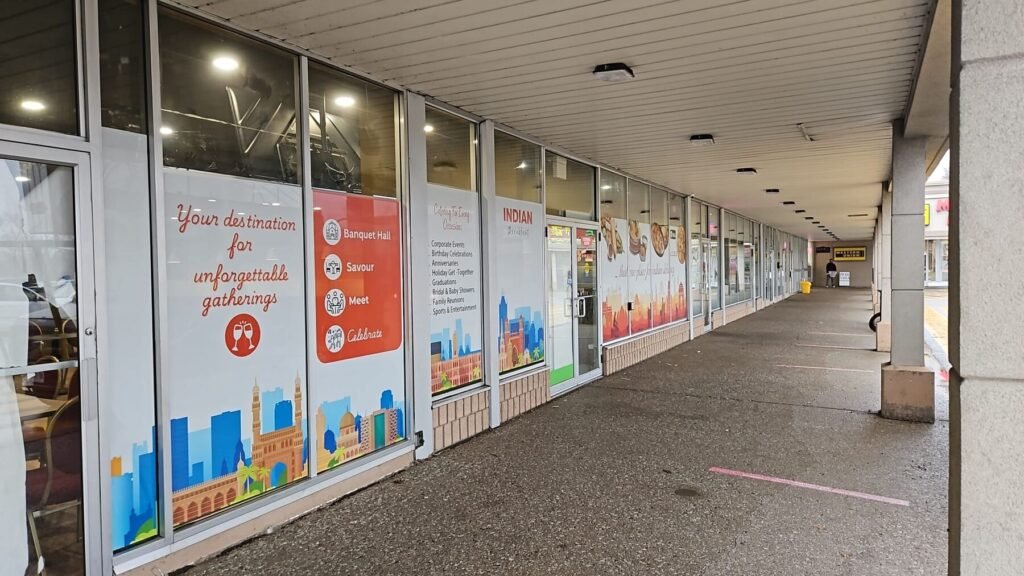 Indian Restaurant Window Graphics printing and graphics