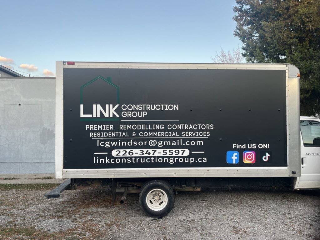 Link Construction Group printing and graphics