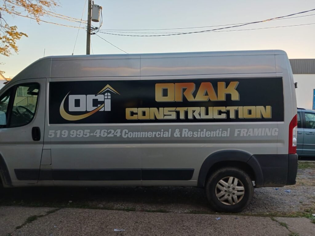 Orak Construction printing and graphics
