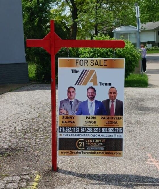 Real Estate Sign printing and graphics