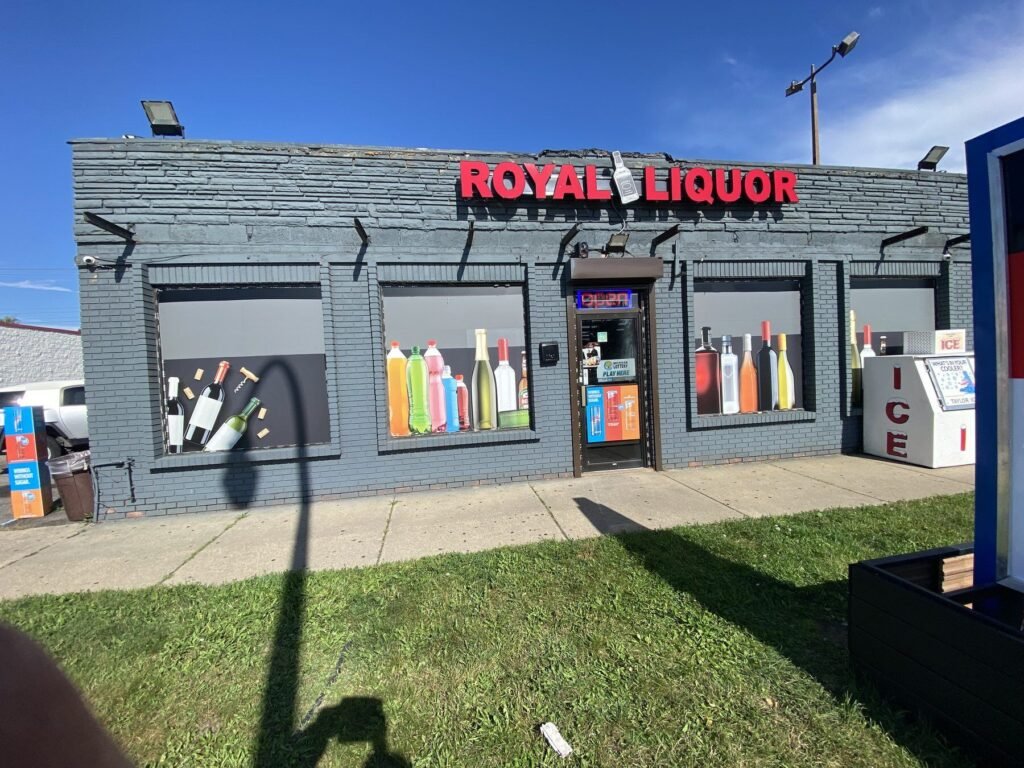 Royal Liquor printing and graphics