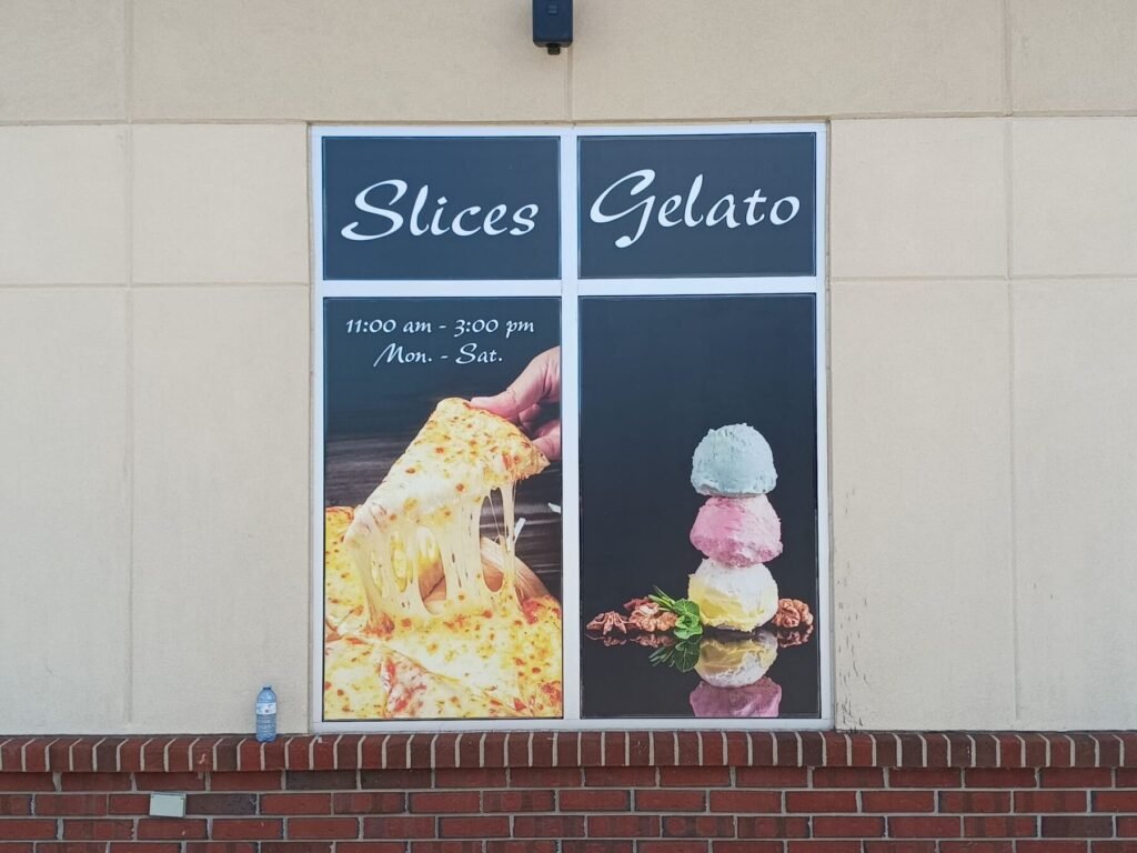 Slices Gelato printing and graphics