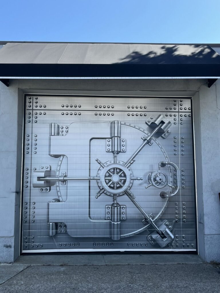 Vault Door Garage Graphic printing and graphics