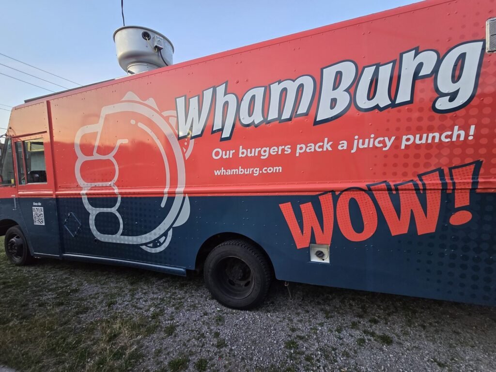 WhamBurg Food Truck printing and graphics